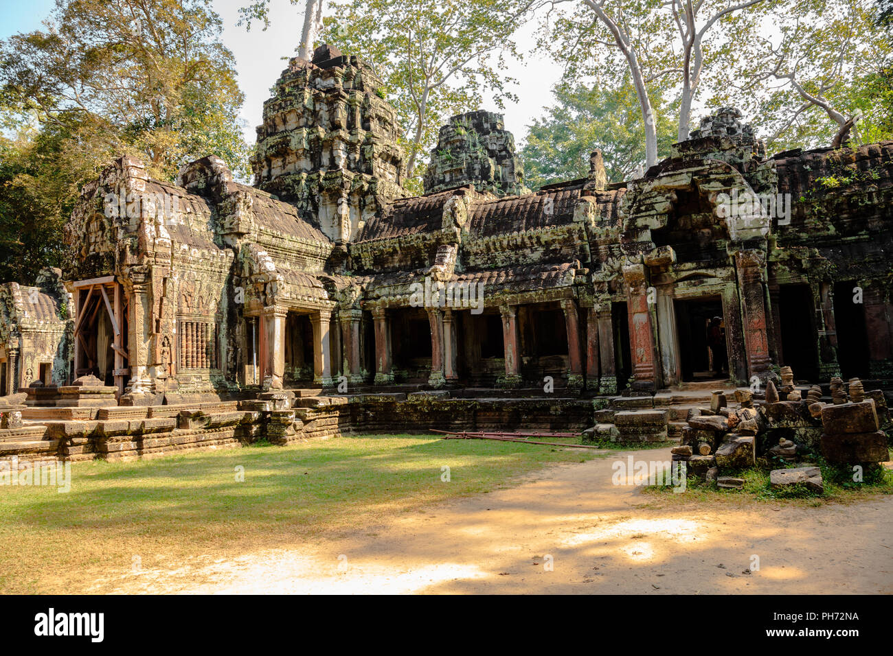 Prasat ta prohm Foto Stock