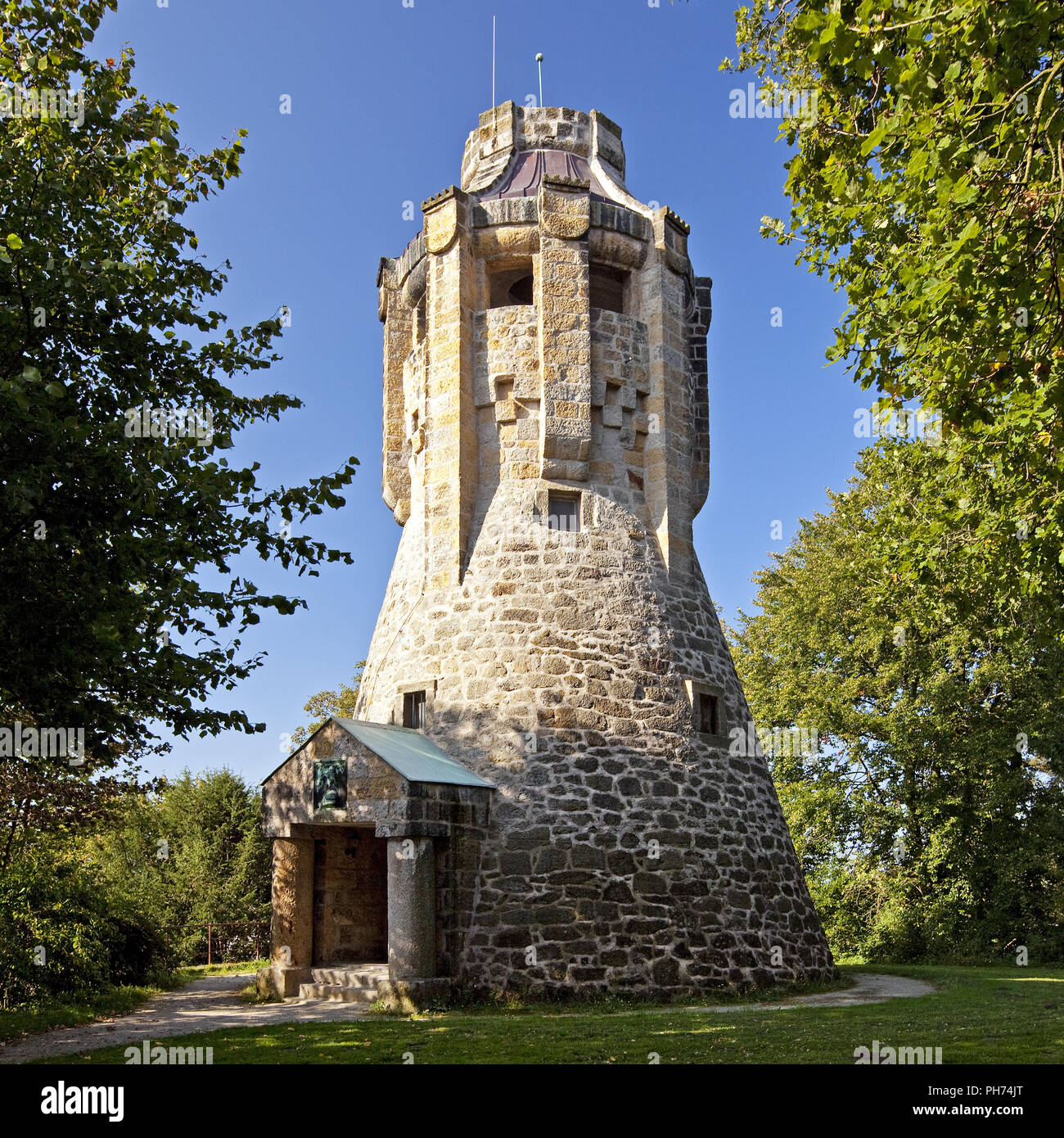 Bismark torre, Tecklenburg, Germania Foto Stock