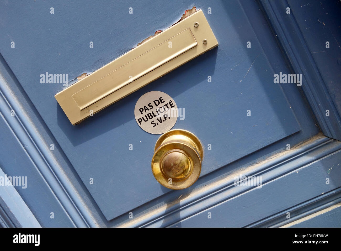 Non riviste settimanali, per favore, Honfleur Francia Foto Stock