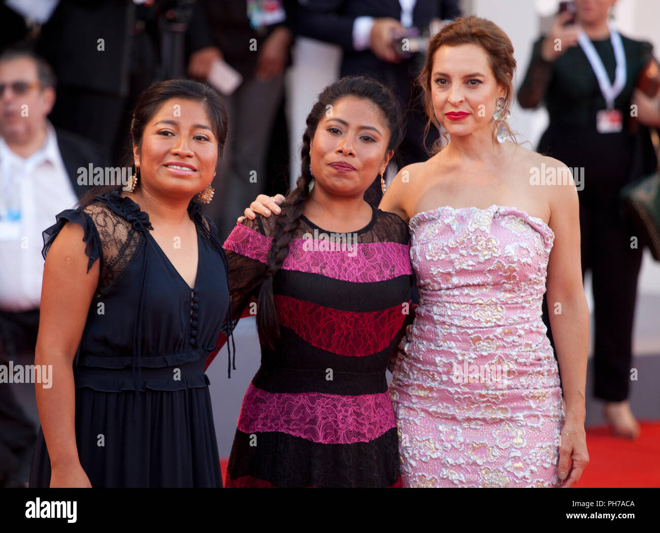 Venezia, Italia. Il 30 agosto 2018. Alla premiere di gala per lo screening del film Roma al settantacinquesimo Festival del Cinema di Venezia, Sala Grande giovedì 30 agosto 2018, Venezia Lido, Italia. Credito: Doreen Kennedy/Alamy Live News Foto Stock
