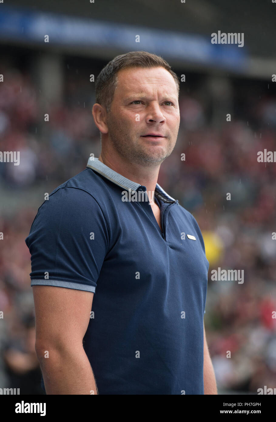 Berlino, Deutschland. 25 Ago, 2018. Head Coach DARDAI PAL (B) Soccer 1.Bundesliga - Stagione 2018/2019, 1.Spieltag: Hertha BSC Berlino (B) - 1.FC Norimberga (N) nell'Olympiastadion di Berlino, Germania su 25.08.2018. € | Utilizzo di credito in tutto il mondo: dpa/Alamy Live News Foto Stock