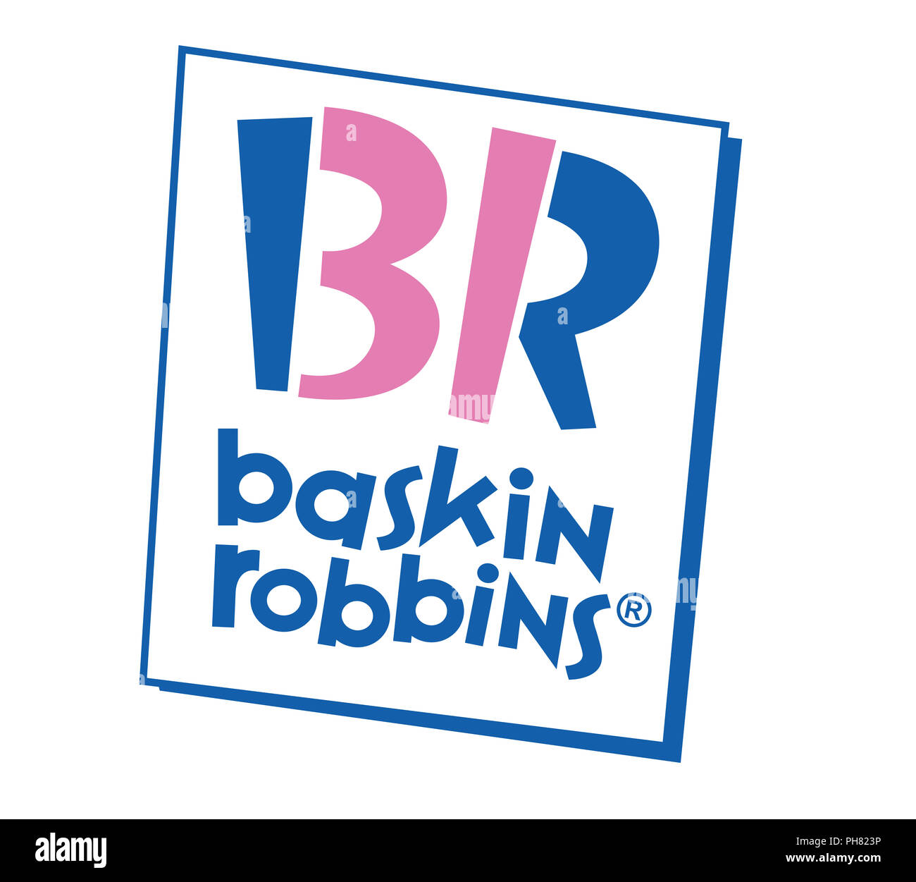 Baskin Robbins illustrazione del logo gelato dessert Foto Stock