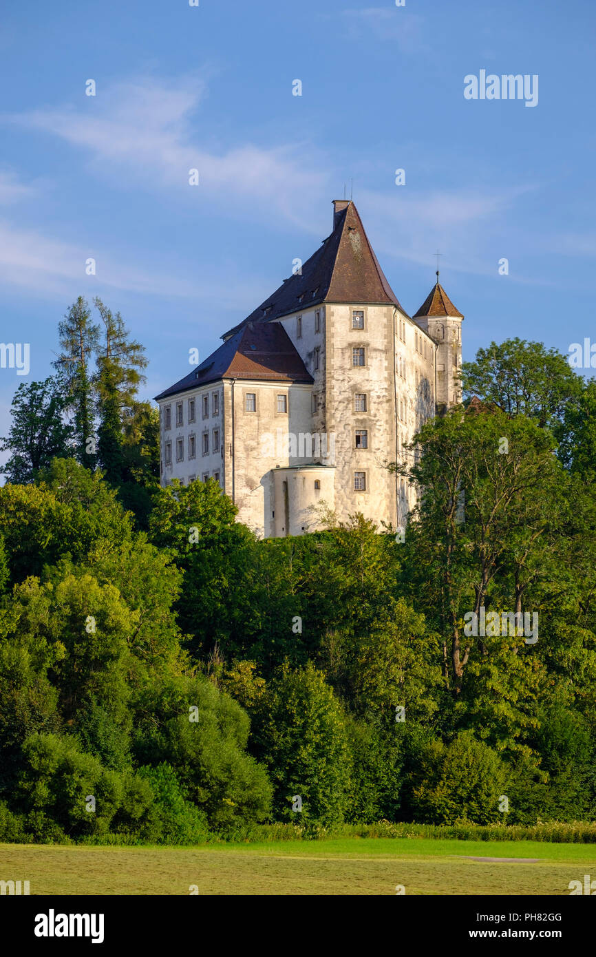 Hohes Schloss, Bad Grönenbach, inferiore Allgäu Allgäu, Svevia, Baviera, Germania Foto Stock