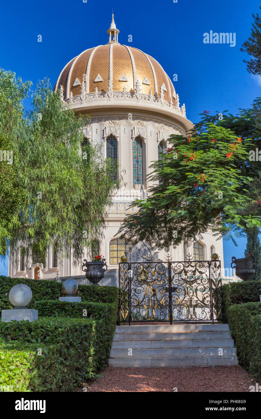 Santuario del Bab, Haifa, Israele Foto Stock