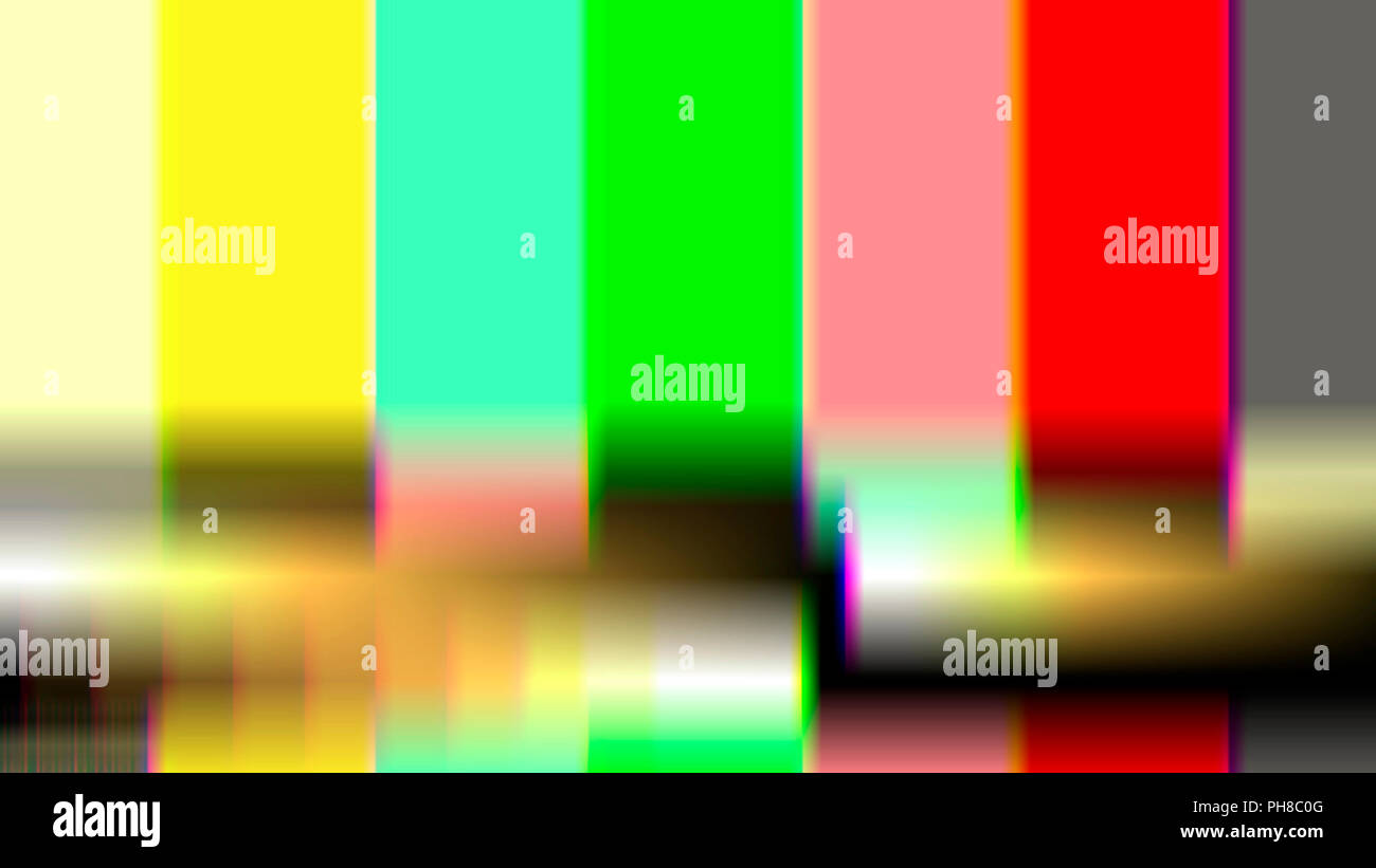Digital glitch e tv rumore statico Foto Stock