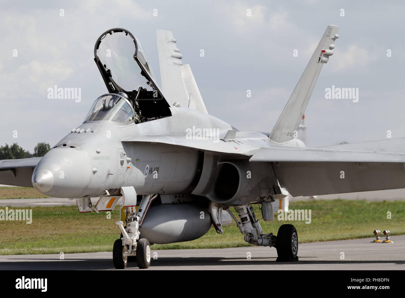 McDonnell Douglas F/A-18 l'aeronautica finlandese. Foto Stock