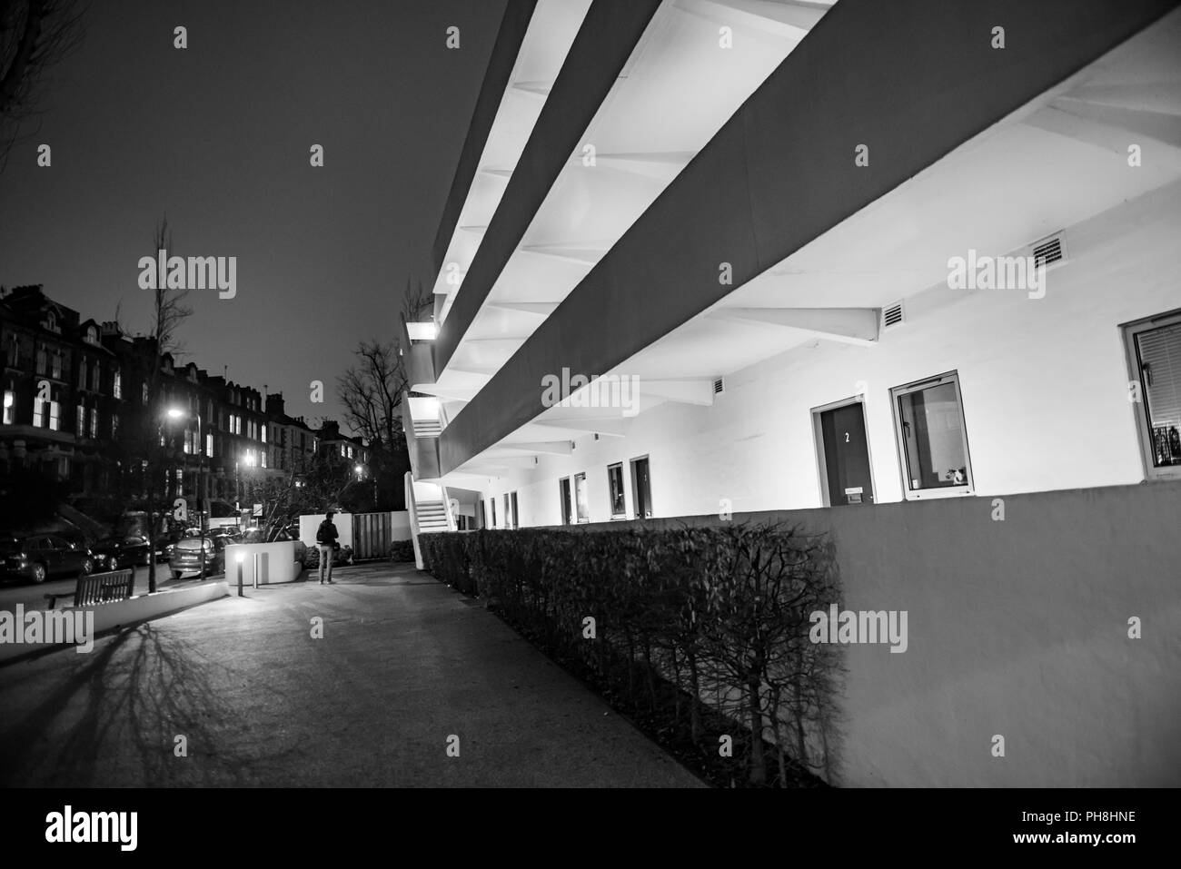 Edificio Isokon, Prato Road appartamenti, Londra Foto Stock