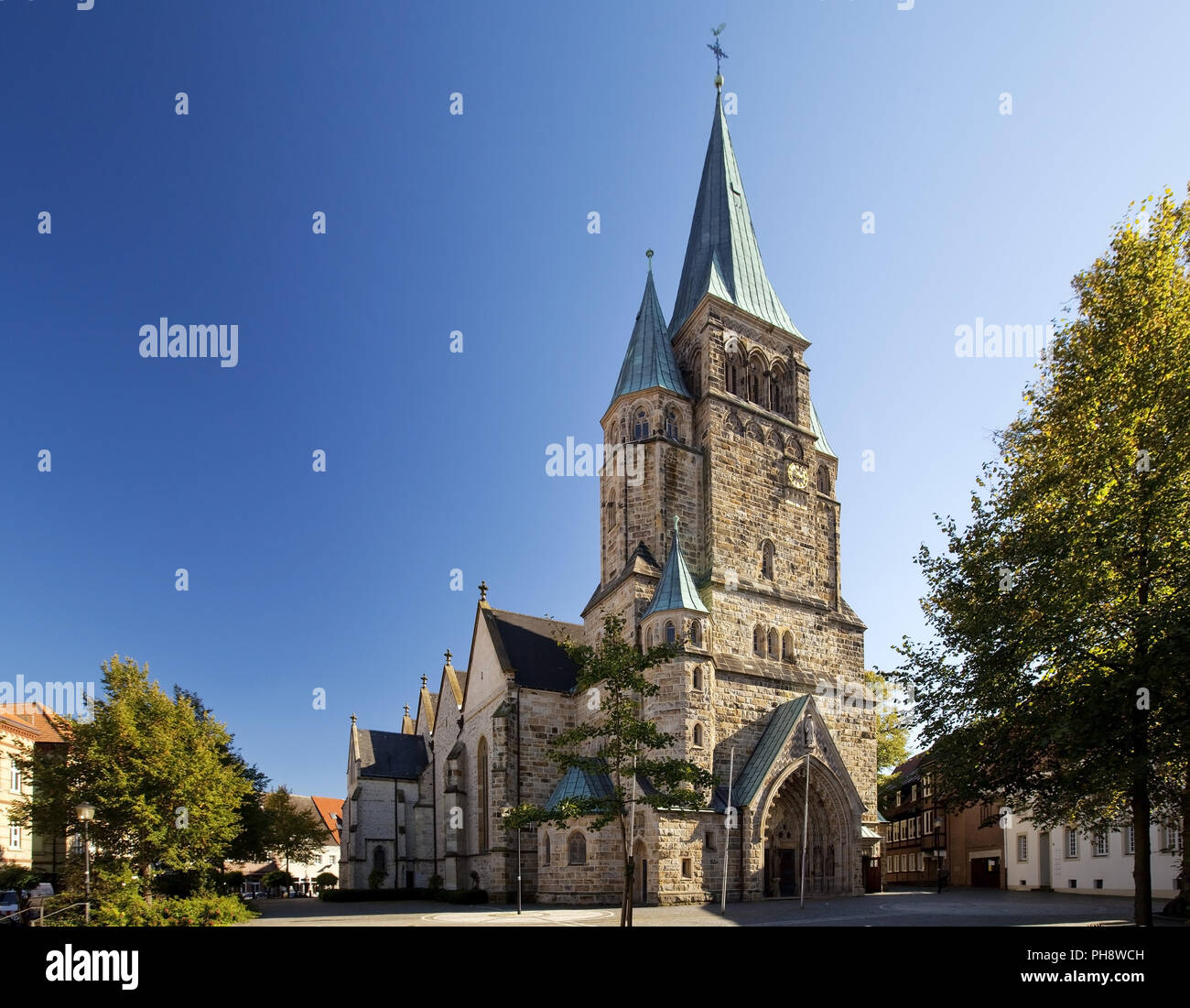 Saint Laurentius chiesa, Warendorf, Germania Foto Stock