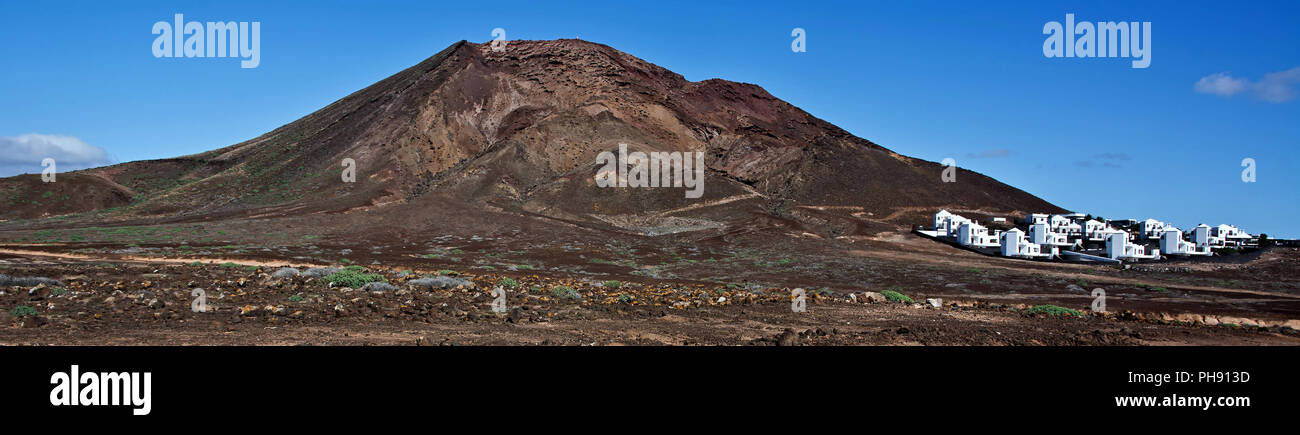 Timanfaya Nationalpark Lanzarote, Vista panoramica Foto Stock