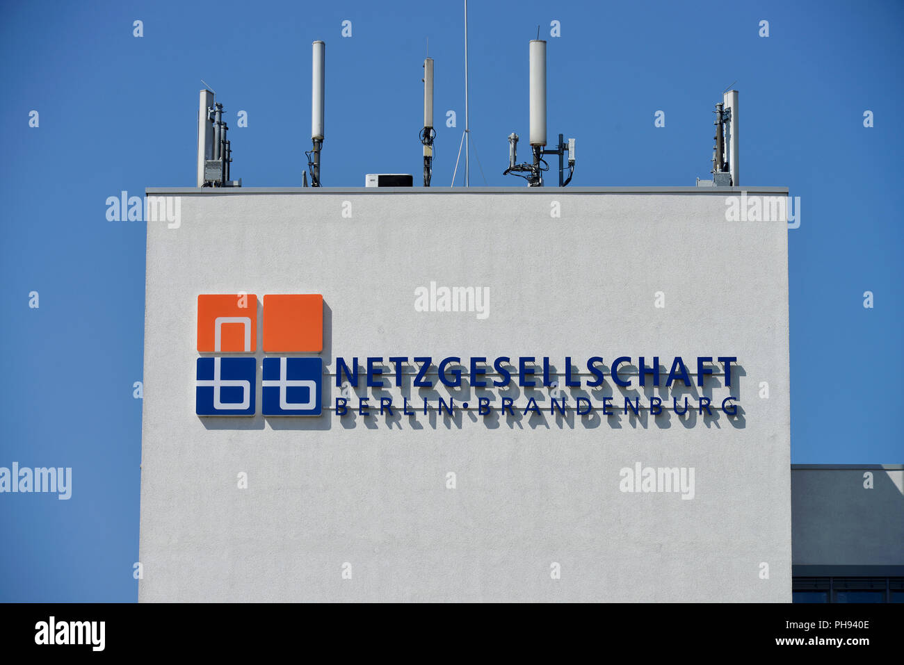 NBB Netzgesellschaft Berlin Brandenburg, EUREF Campus, Torgauer Strasse, Schoeneberg, Berlino, Deutschland Foto Stock