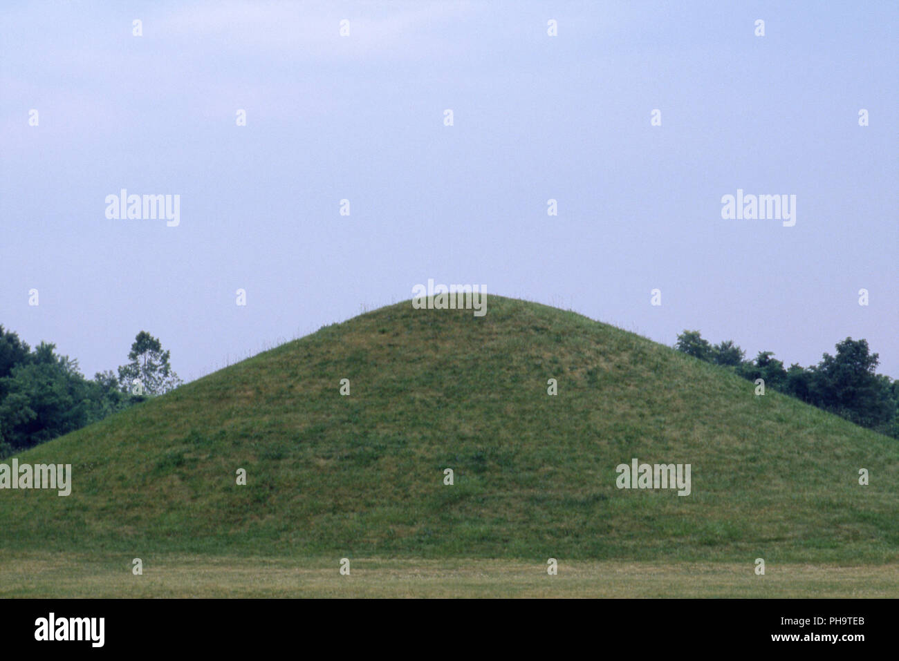 Hopewell cultura tumulo tumulo City National Historic Site, Ohio. Fotografia Foto Stock