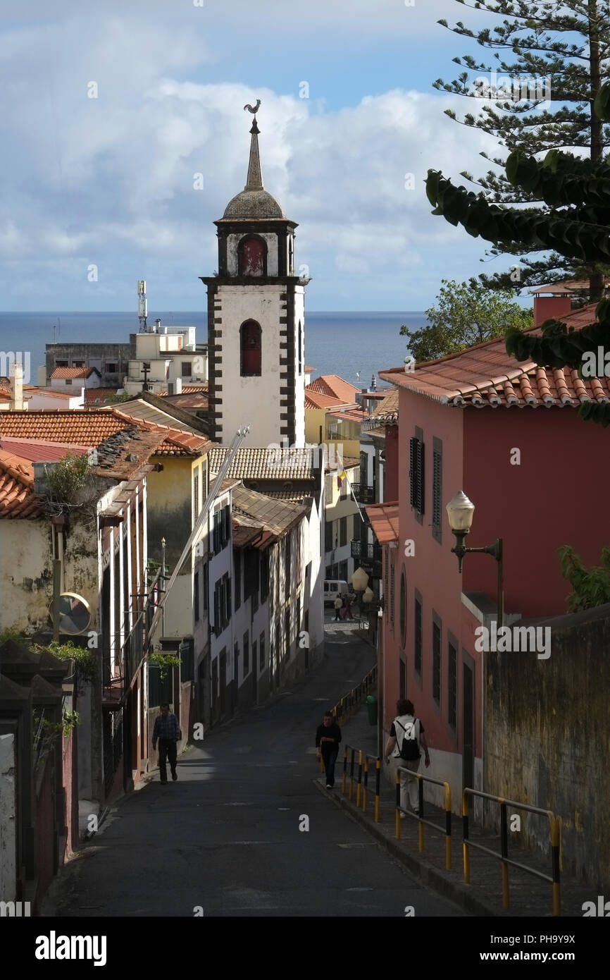 Funchal, Madeira, Chiesa di Sao Pedro Foto Stock