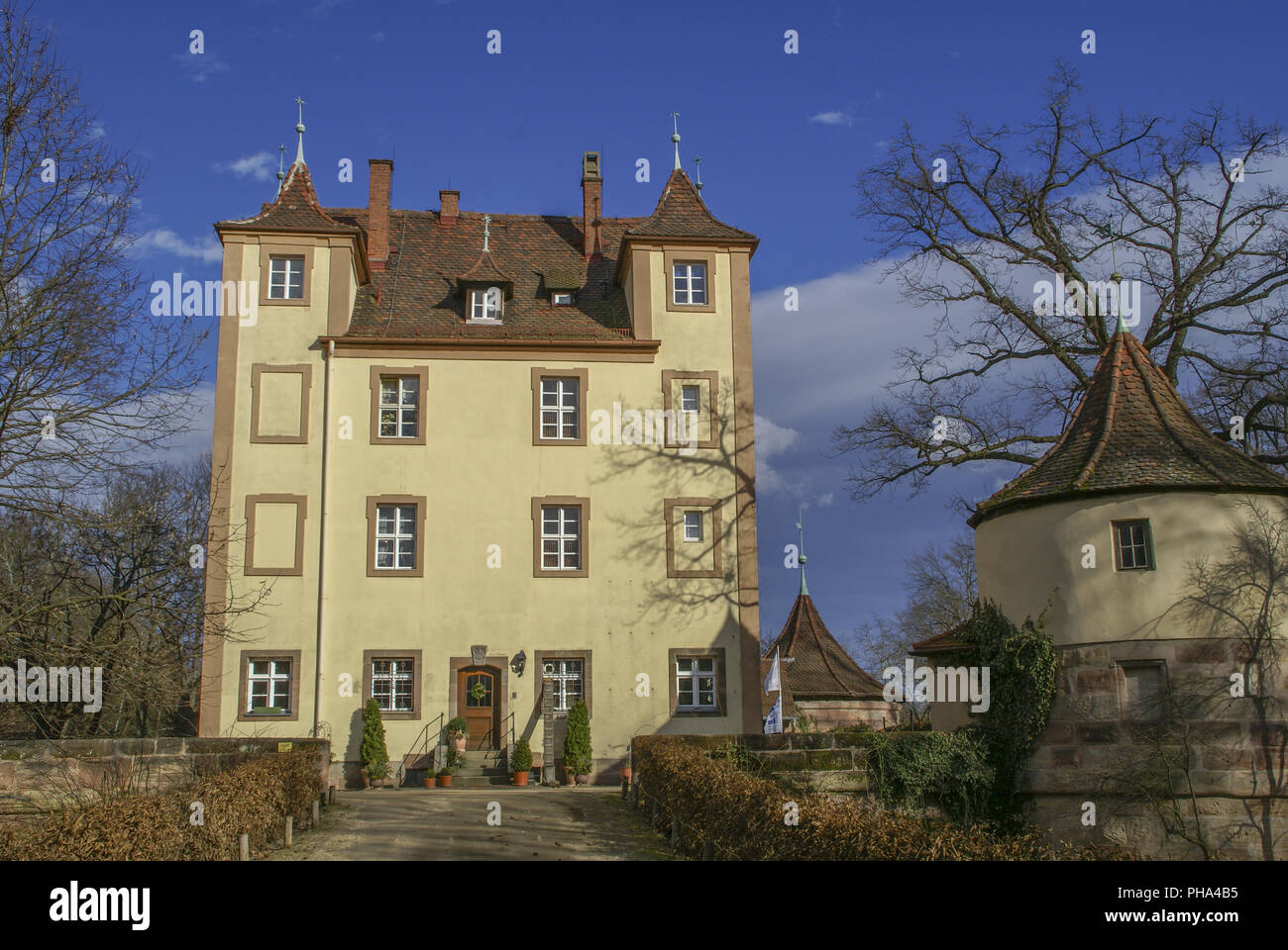 Il castello di Hummelstein, Norimberga, Germania, il Land della Baviera Foto Stock