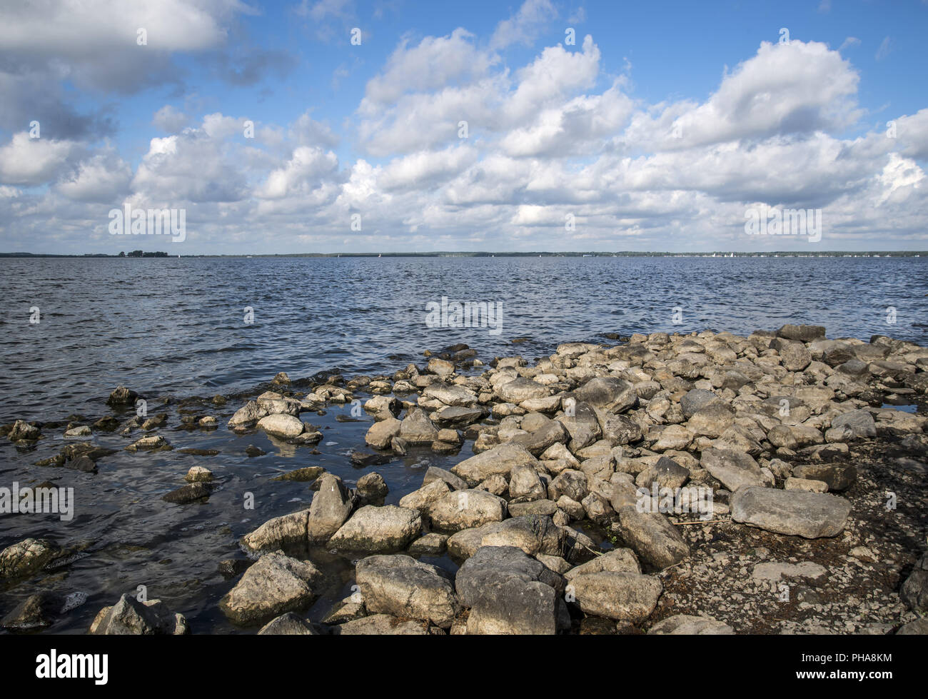 Lago Steinhuder Meer, Germania Foto Stock