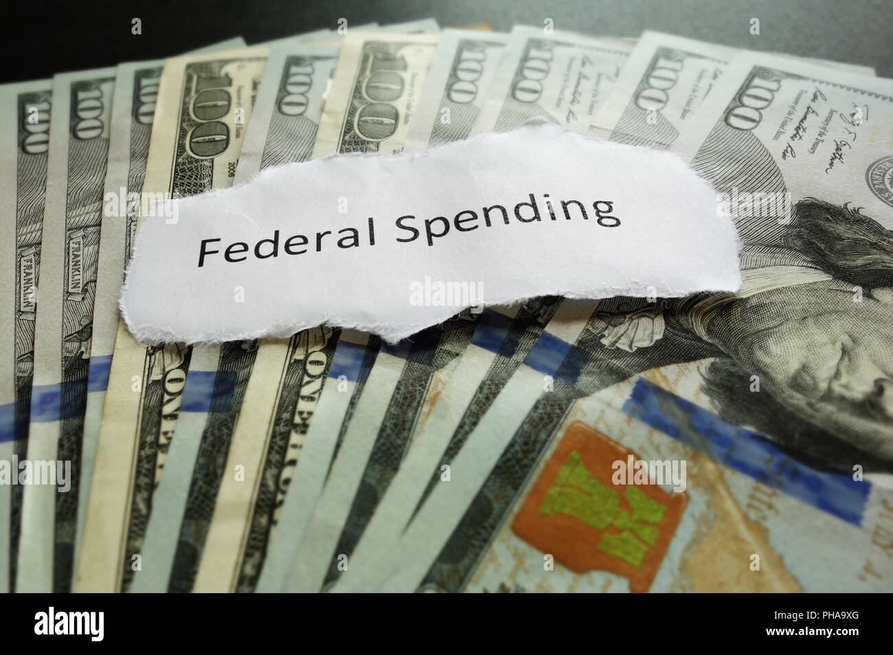 La spesa federale Foto Stock