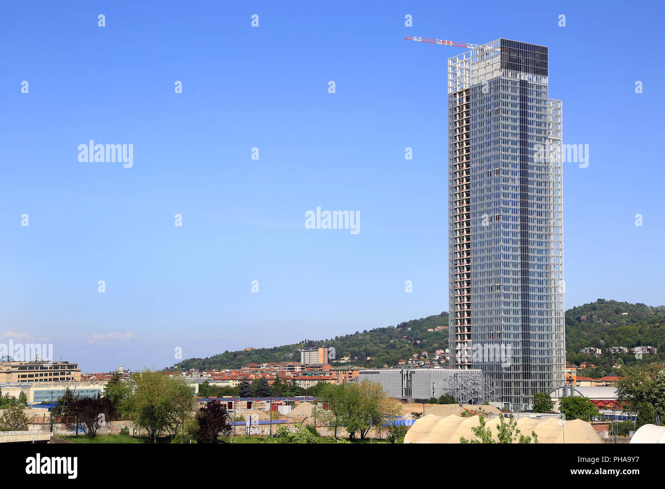 Torino, Italia, grattacielo progettato da Massimiliano Fucas Foto Stock