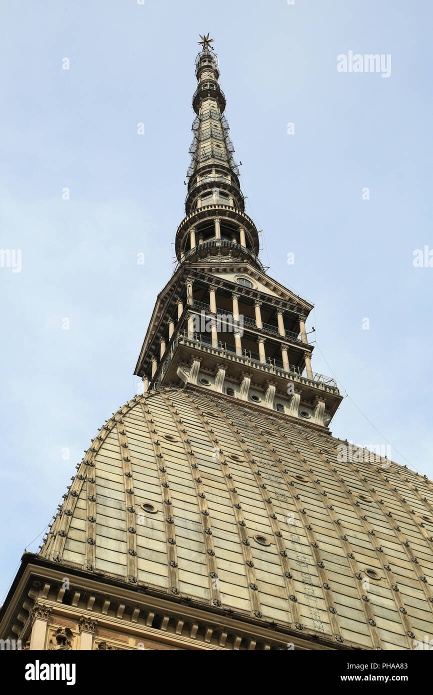 Torino, Mole Antoniellana Foto Stock