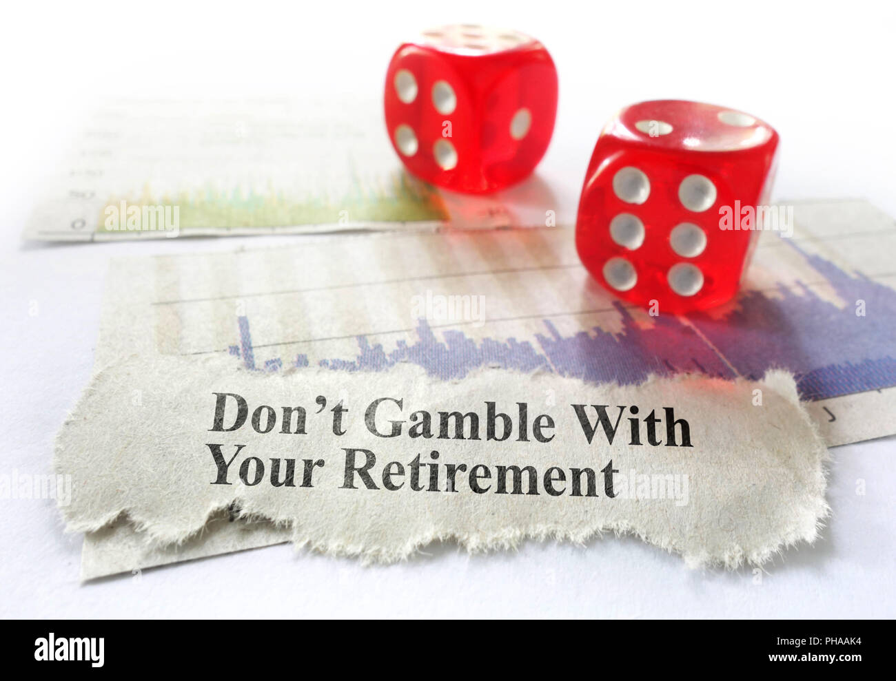 Pianificazione del pensionamento Foto Stock