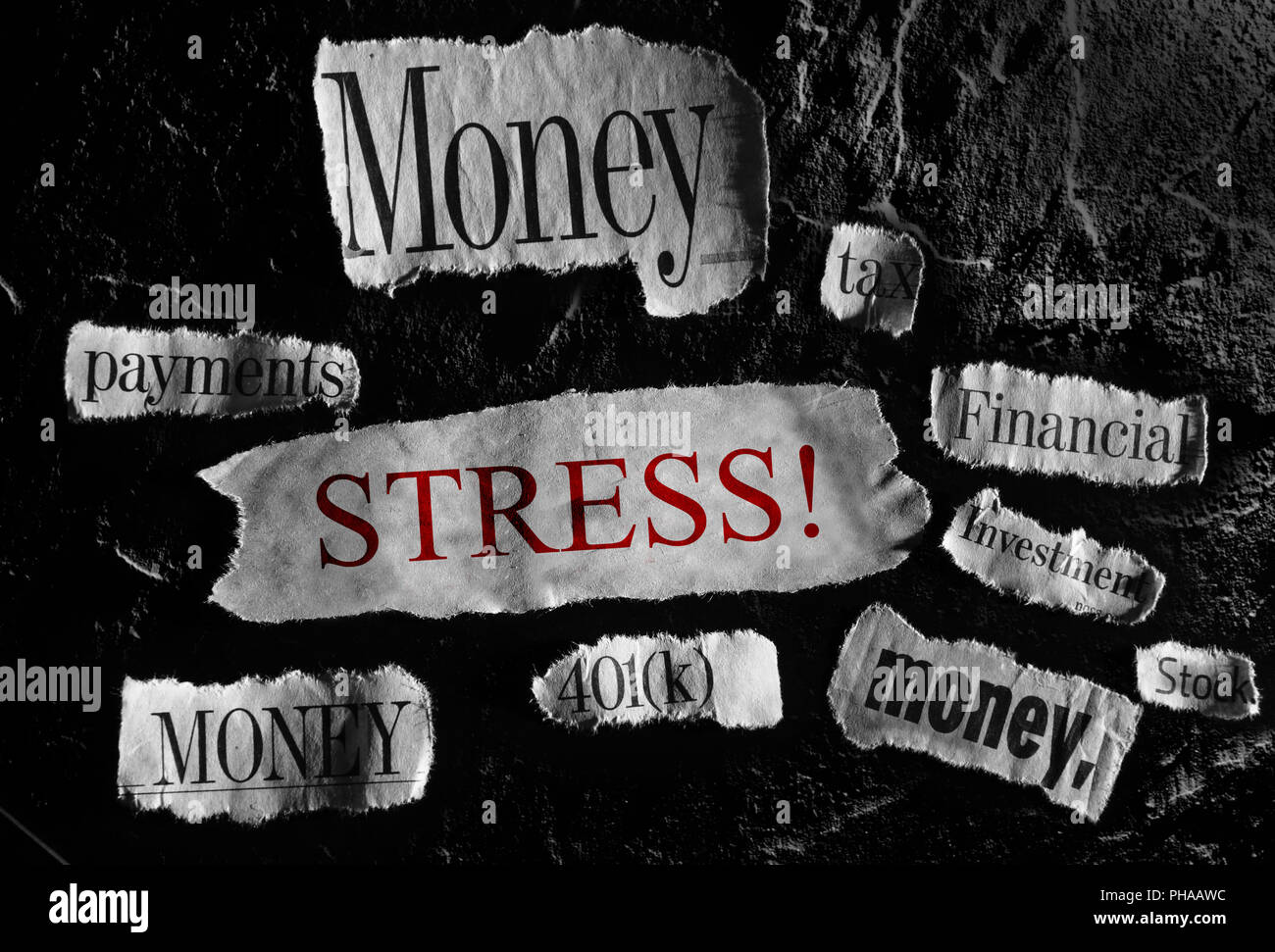 Stressato Foto Stock