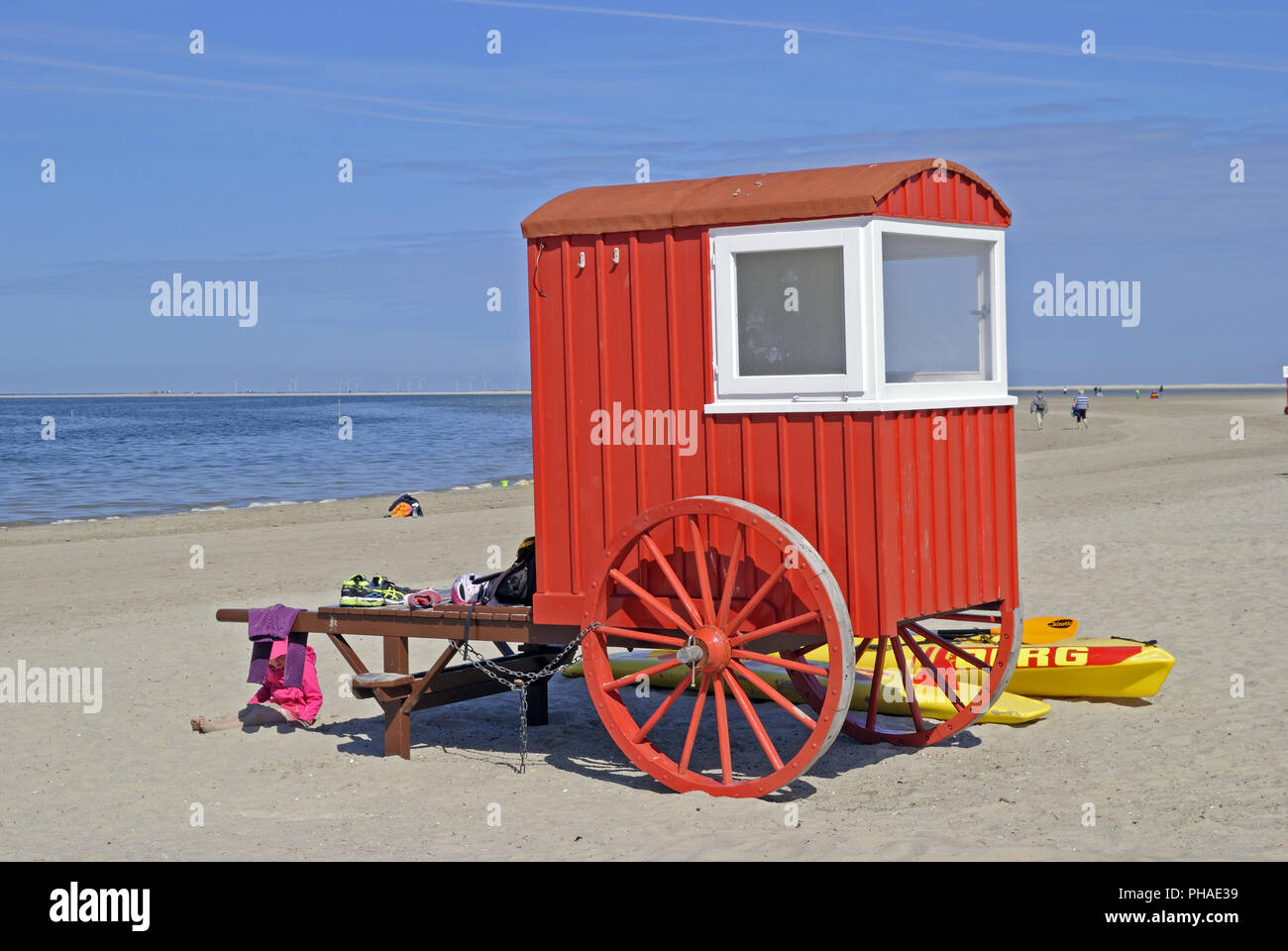 Auto in spiaggia Foto Stock