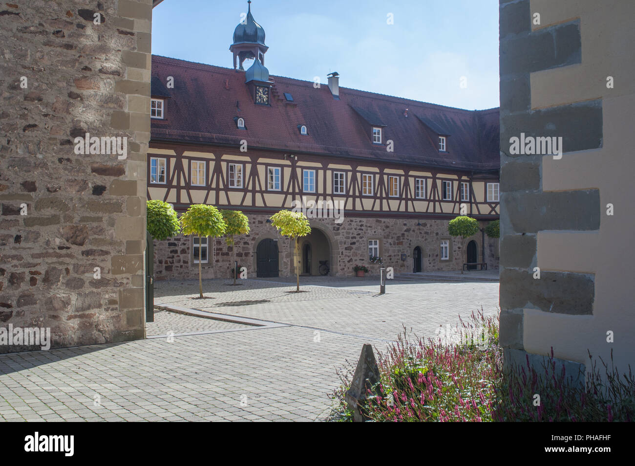 Castello nelle vicinanze Michelbach Schwaebisch Hall, Germania Foto Stock