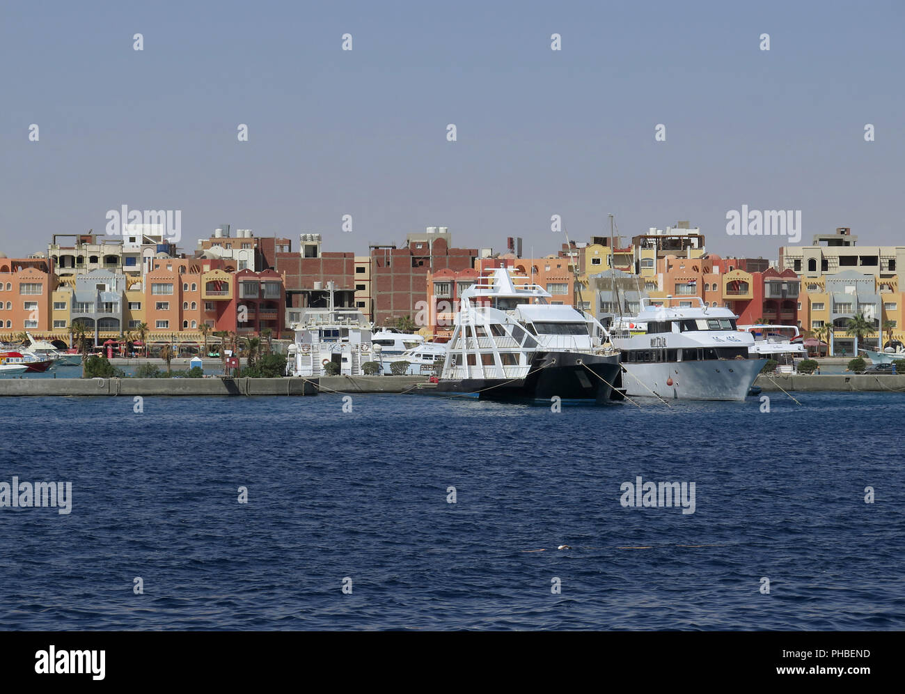 Yachten, Marina, Hurghada, Aegypten ha Foto Stock