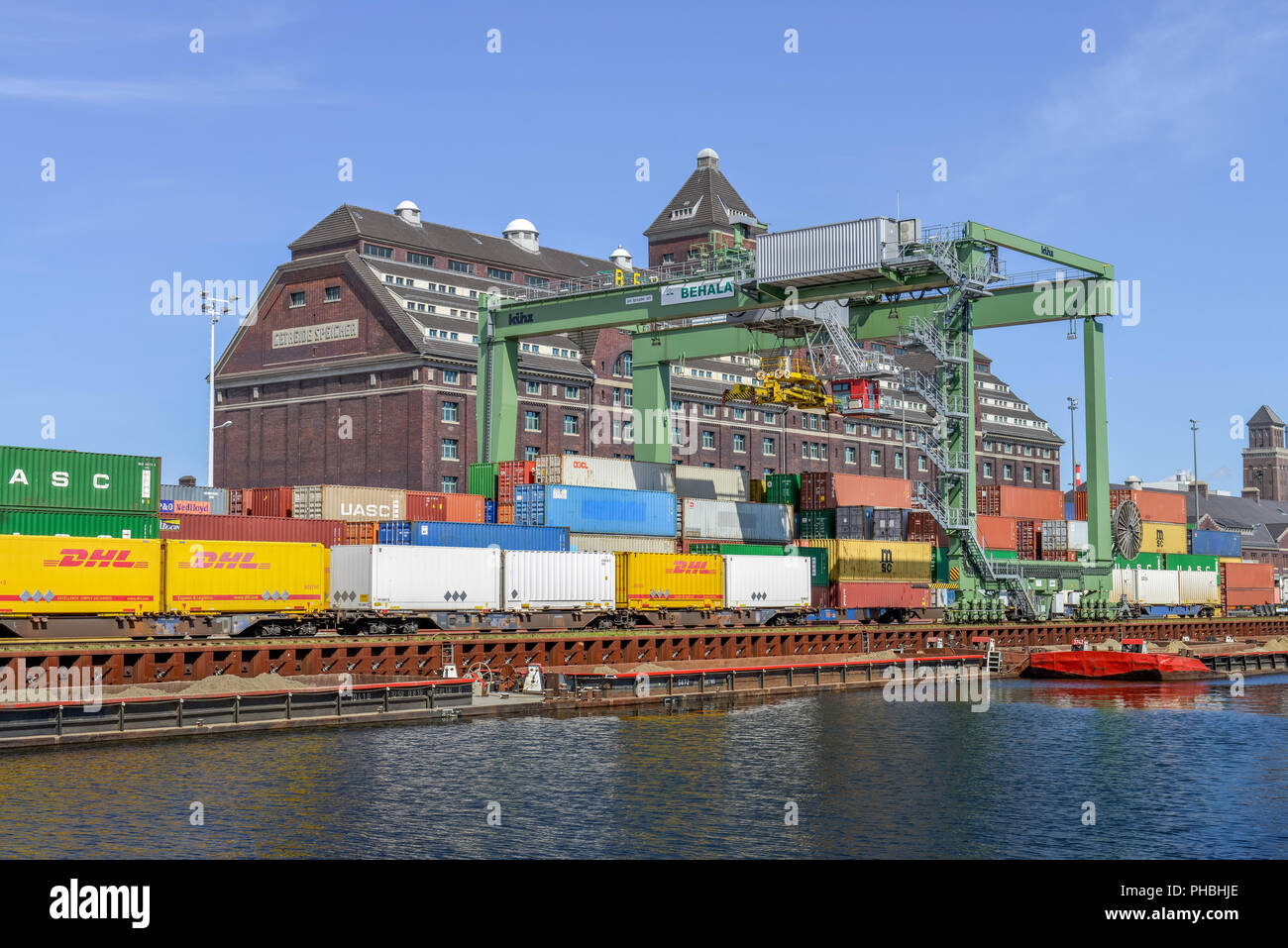 Behala, Westhafen, Charlottenburg di Berlino, Deutschland Foto Stock