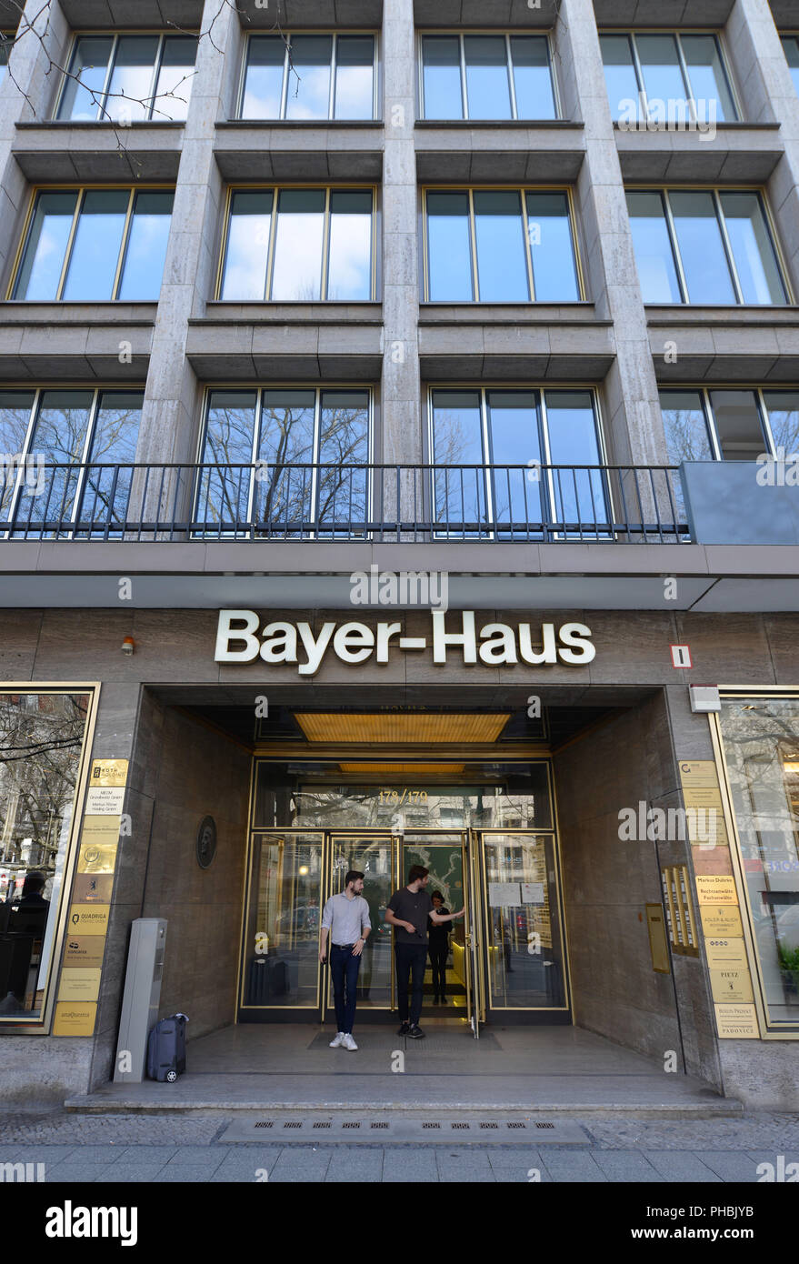 Bayer-Haus, Kurfuerstendamm, Charlottenburg di Berlino, Deutschland Foto Stock
