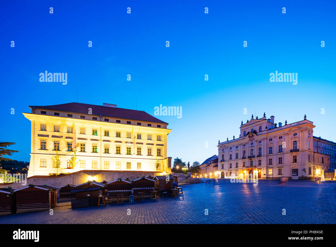 Palazzo Arcivescovile, Praga, Sito Patrimonio Mondiale dell'UNESCO, Boemia, Repubblica Ceca, Europa Foto Stock