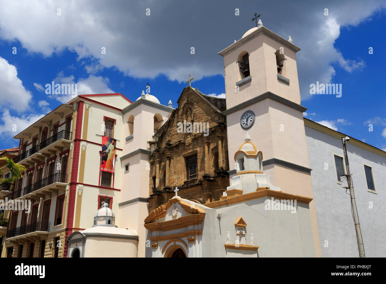 La Madonna della Misericordia La chiesa, Città Vecchia, Panama City, Panama America Centrale Foto Stock
