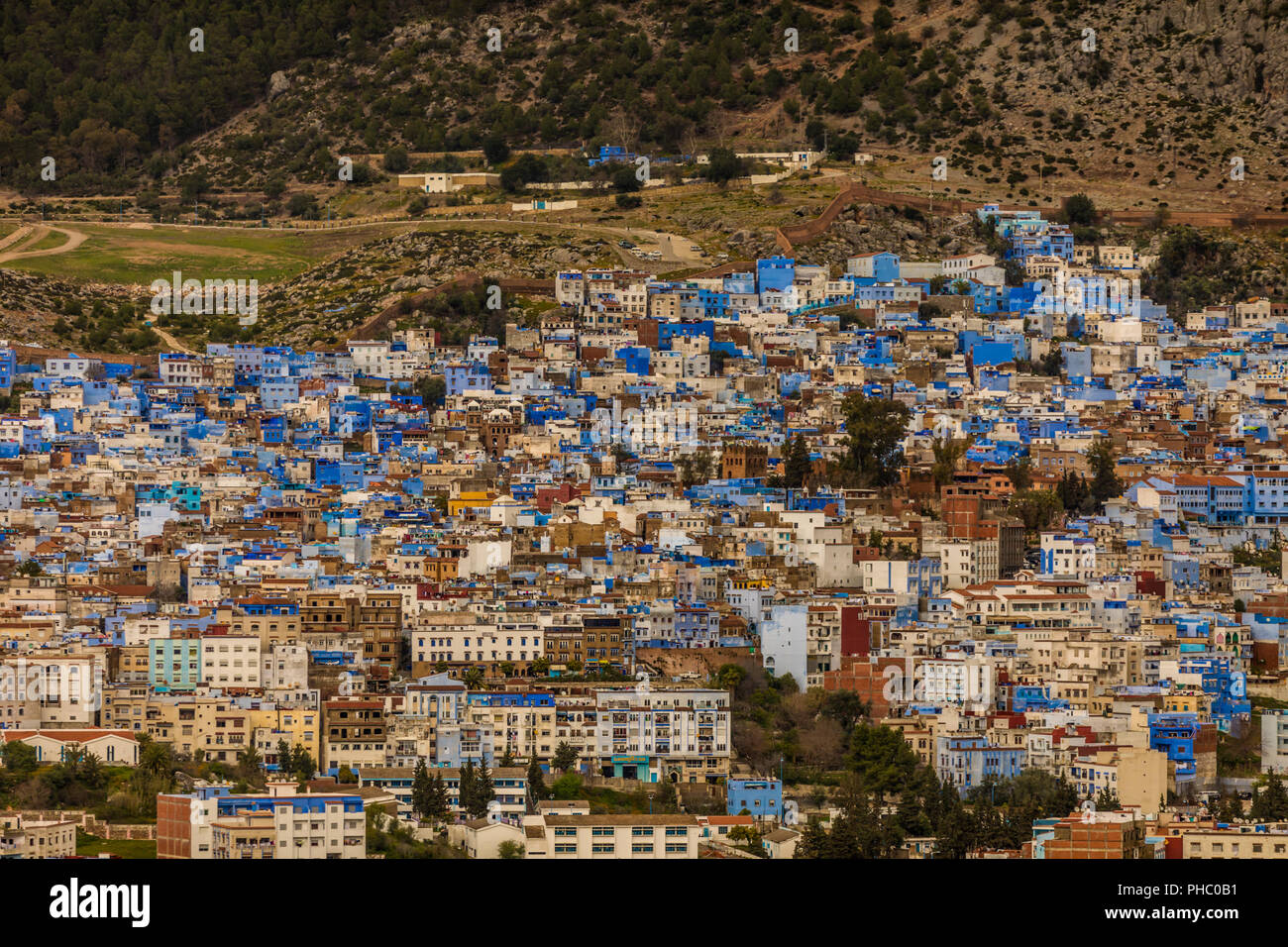 Città blu di Chefchaouen, Marocco, Africa Settentrionale, Africa Foto Stock