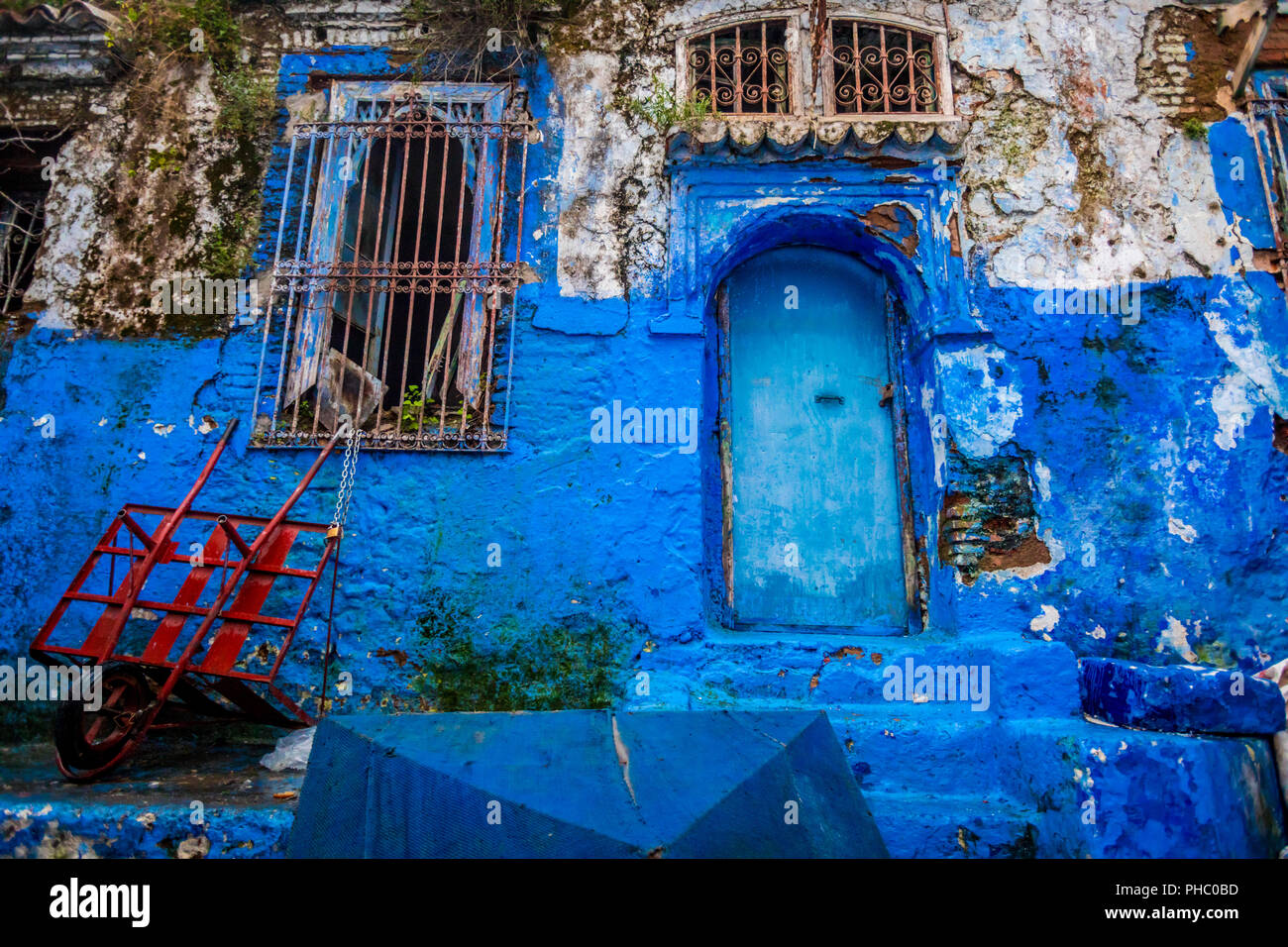 Città blu di Chefchaouen, Marocco, Africa Settentrionale, Africa Foto Stock