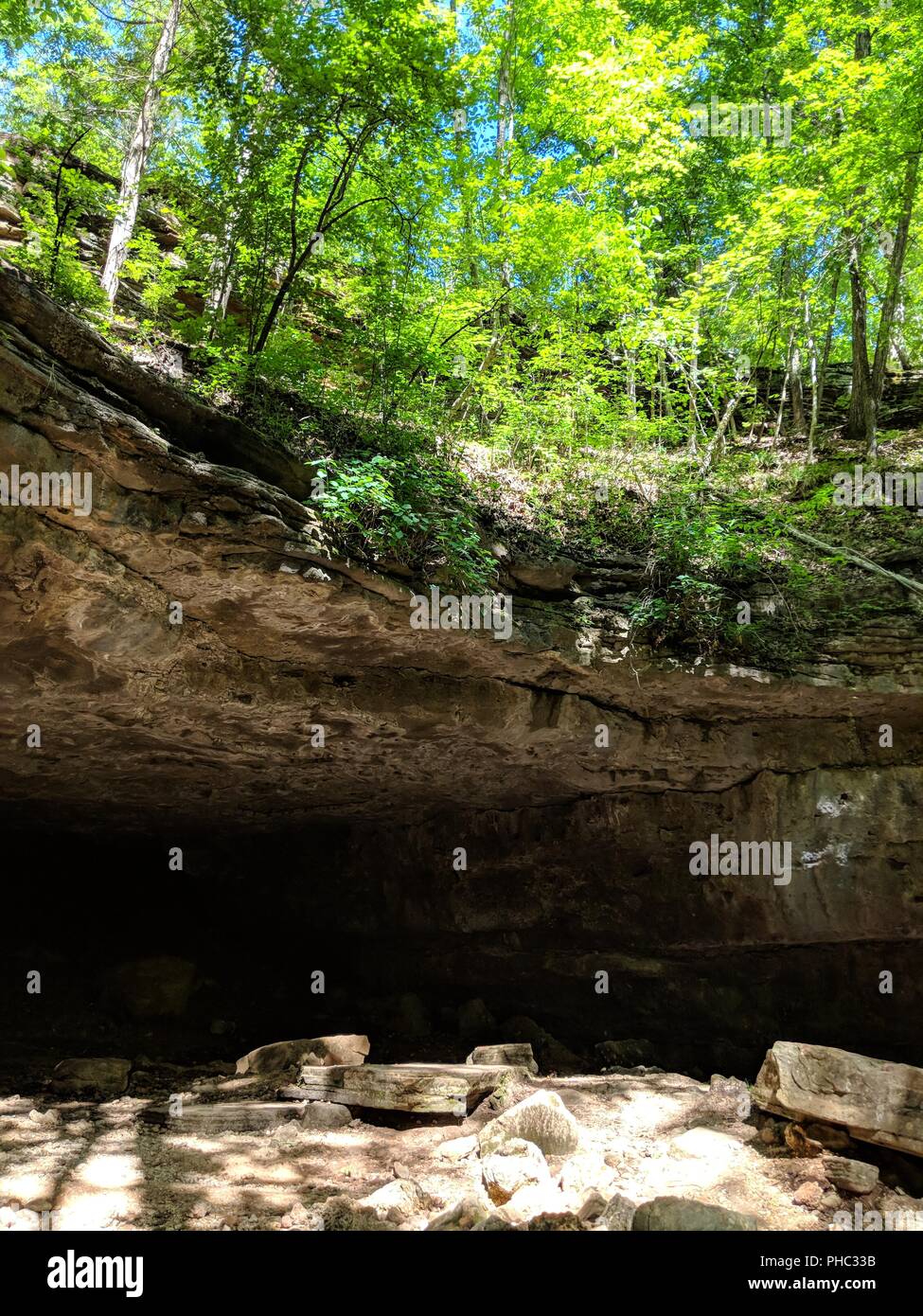 Il Ponte naturale, ha Ha Tonka parco dello Stato del Missouri Foto Stock