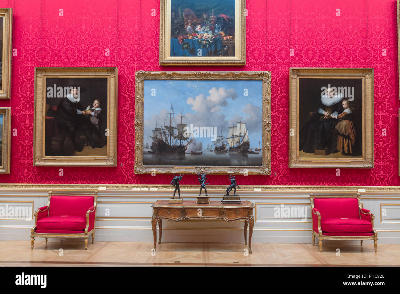 La Wallace Collection interno, London, England, Regno Unito Foto Stock