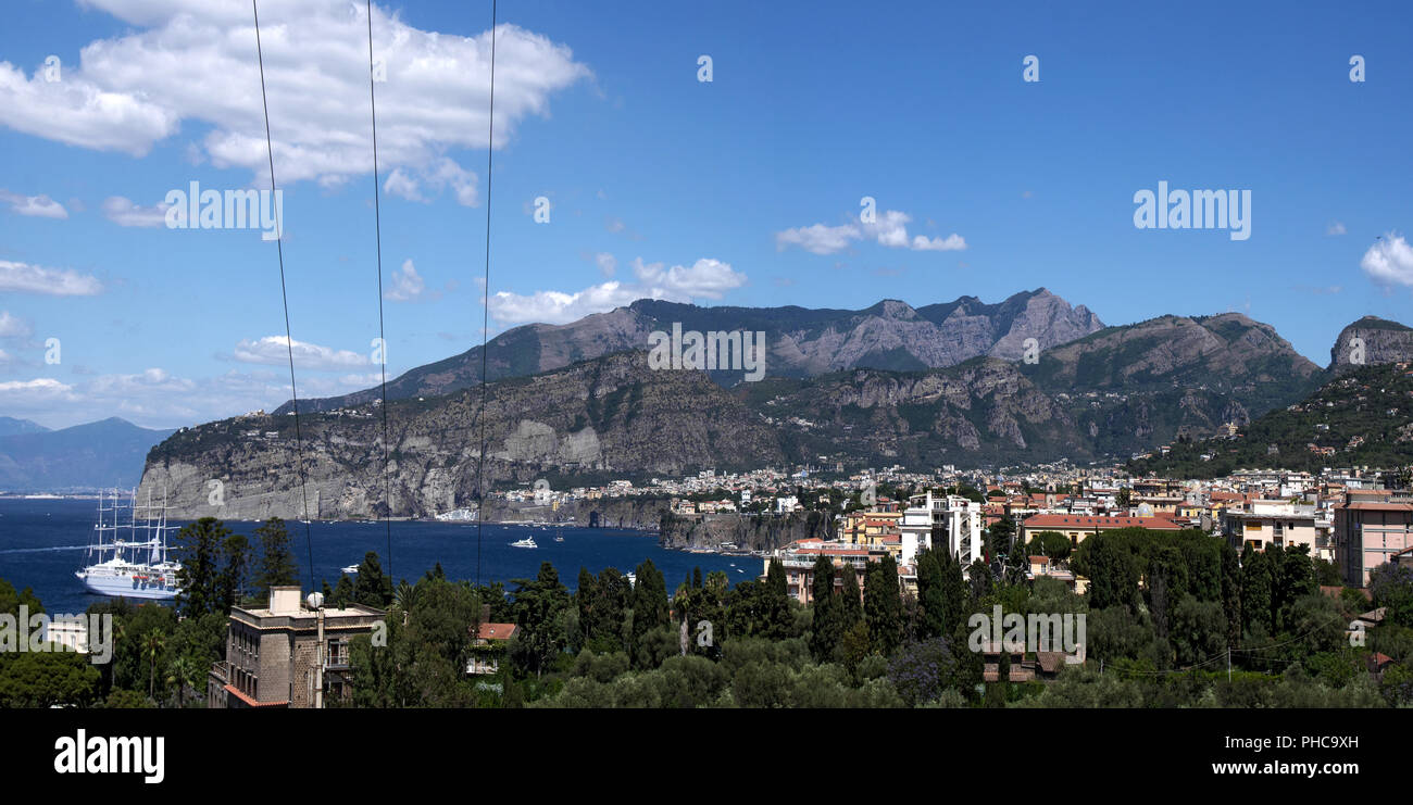 Penisola sorrentina Italia Foto Stock