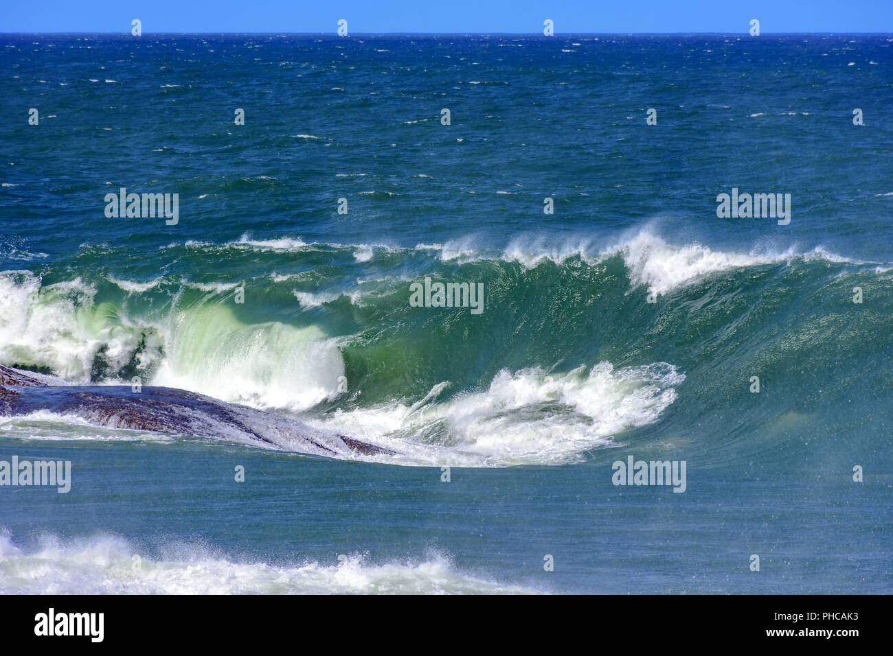 Onda tempestosa Foto Stock