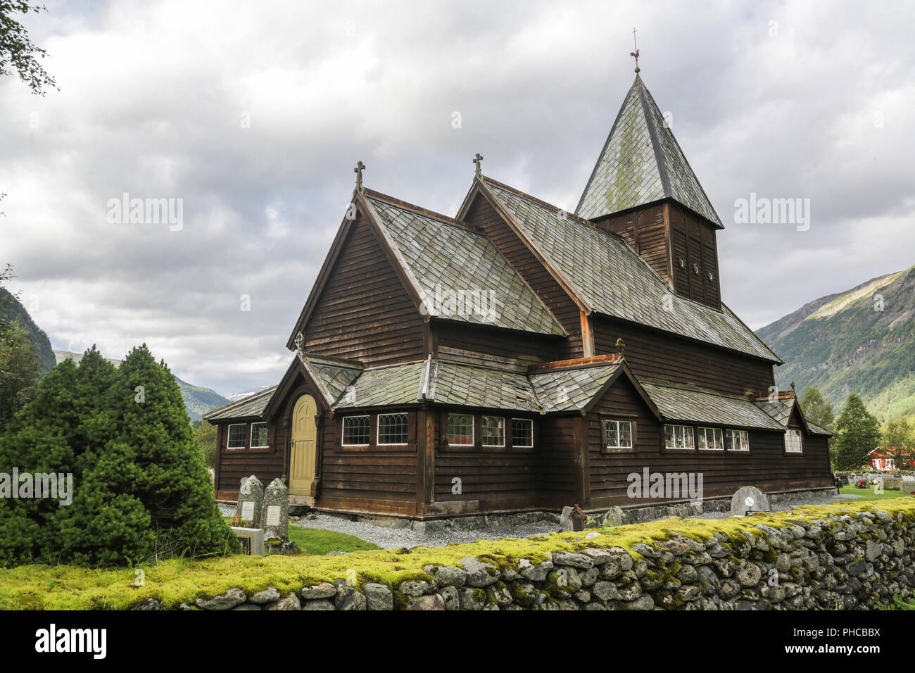 Roldal doga chiesa Foto Stock