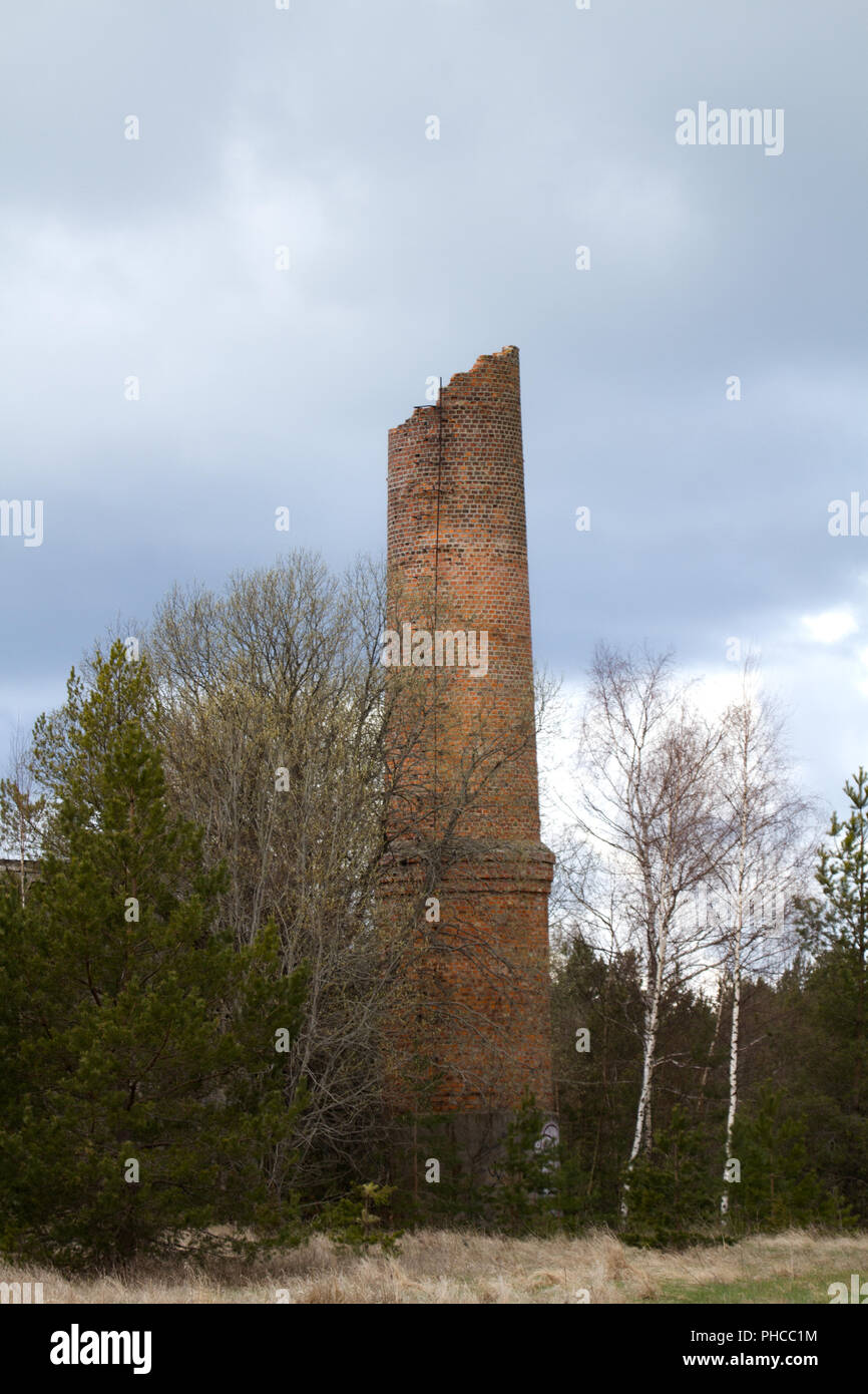 Camino di fabbrica in Kiltsi Küla, Estonia Foto Stock