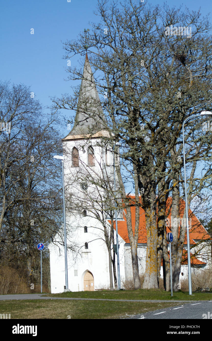 Isola Hiiumaa, villaggio Pühalepa, Estonia Foto Stock