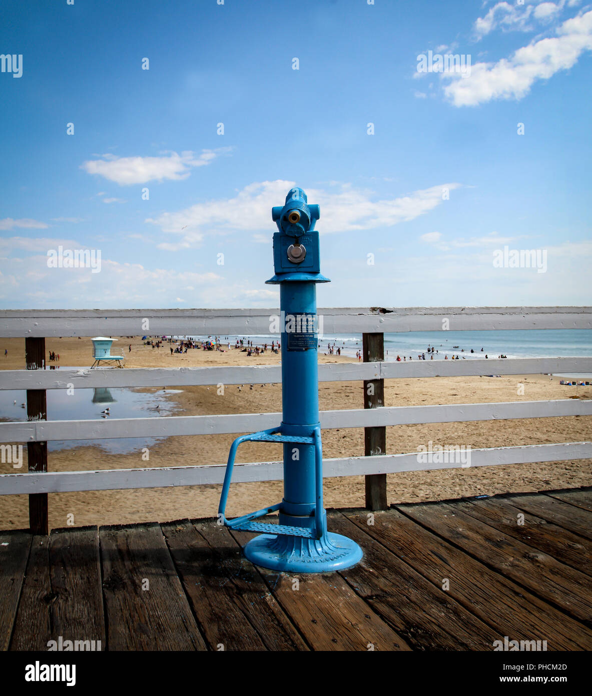 Il telescopio, punto di vista sintesi osservare Foto Stock