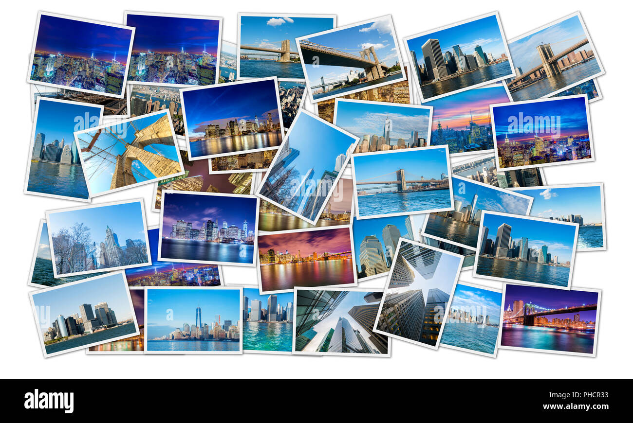 Collage di New York foto Foto Stock