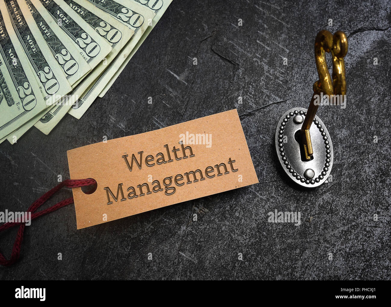 Wealth Management concept Foto Stock