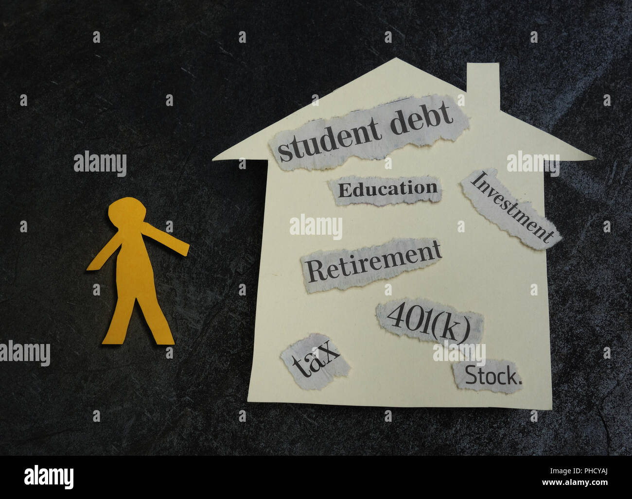Finanza news concept Foto Stock