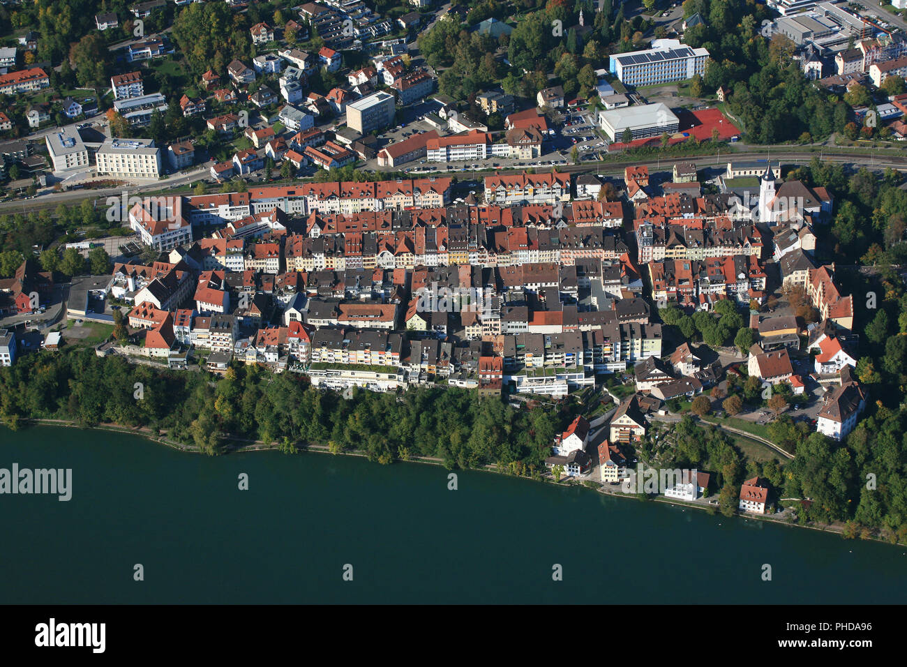 Waldshut-Tiengen, la parte storica di Waldshut Foto Stock