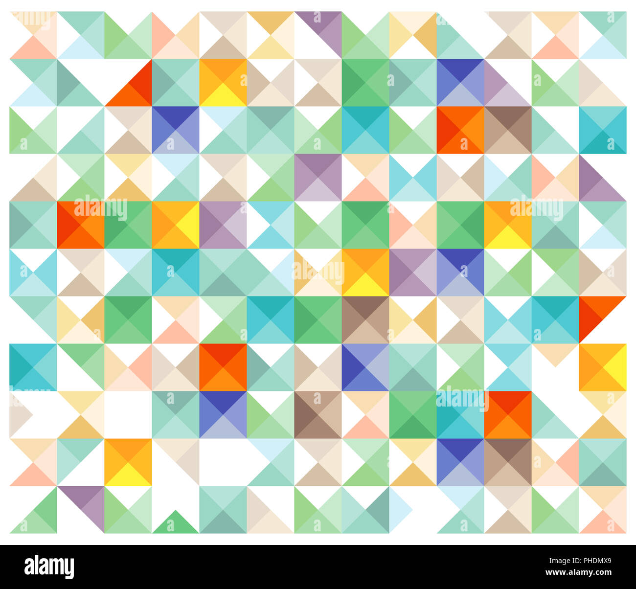 Pattern colorati elementi, illustrazione Foto Stock