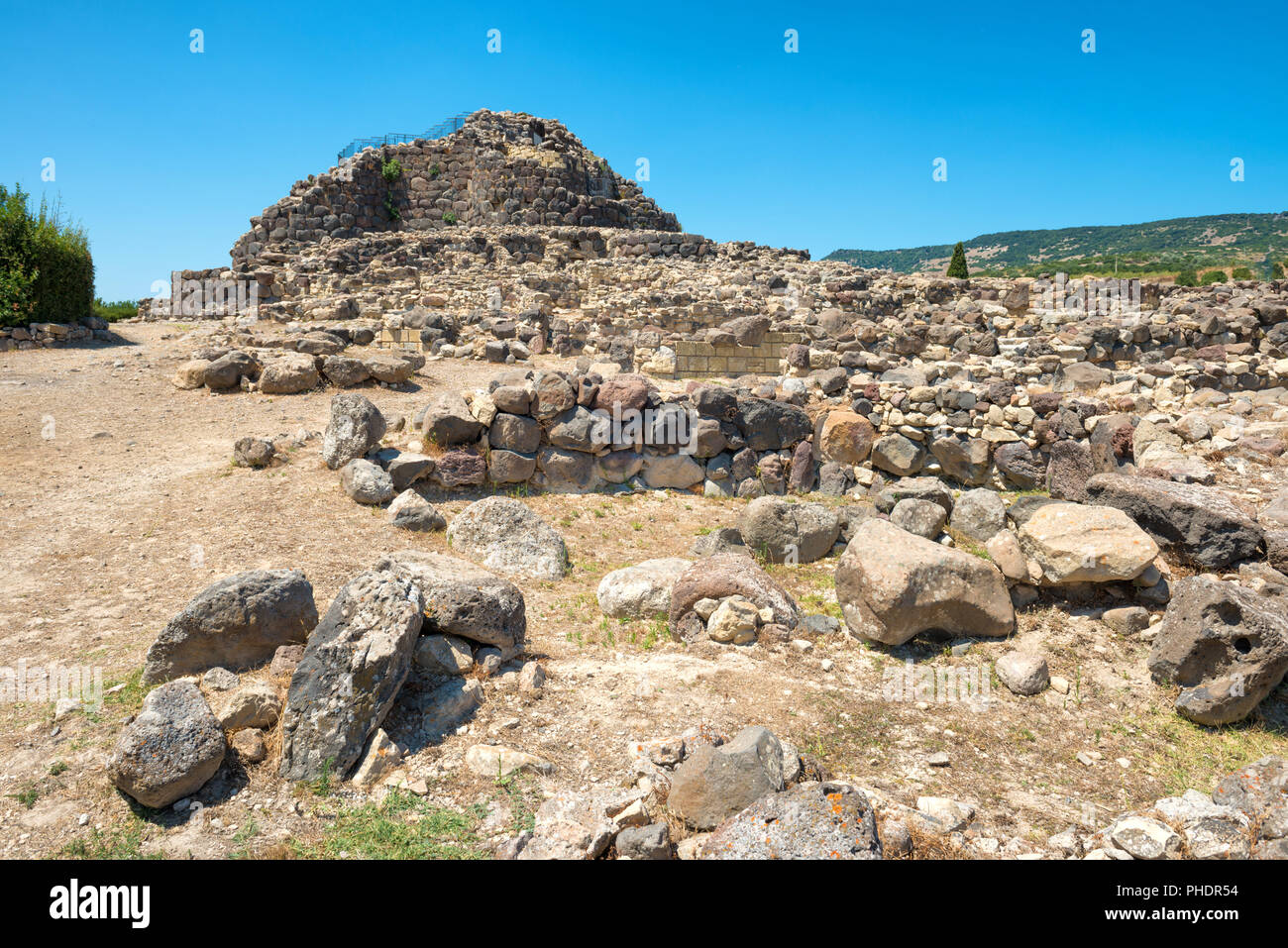 Rovine della città antica Foto Stock