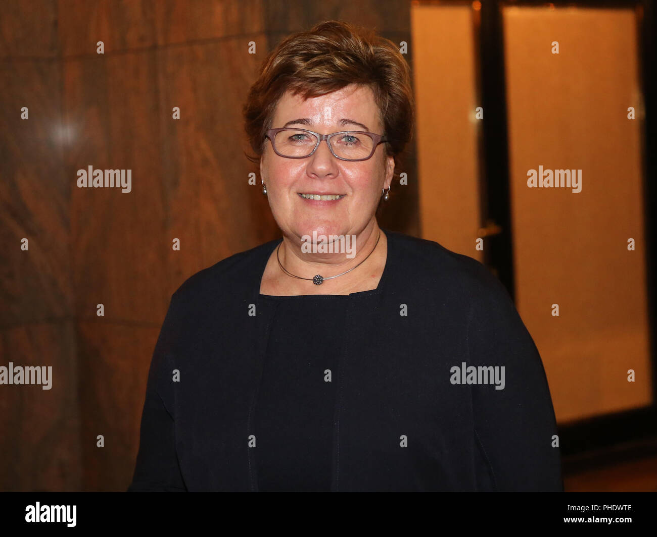 Il ministro degli affari sociali in Sassonia-Anhalt Petra Grimm-Benne (SPD) Foto Stock