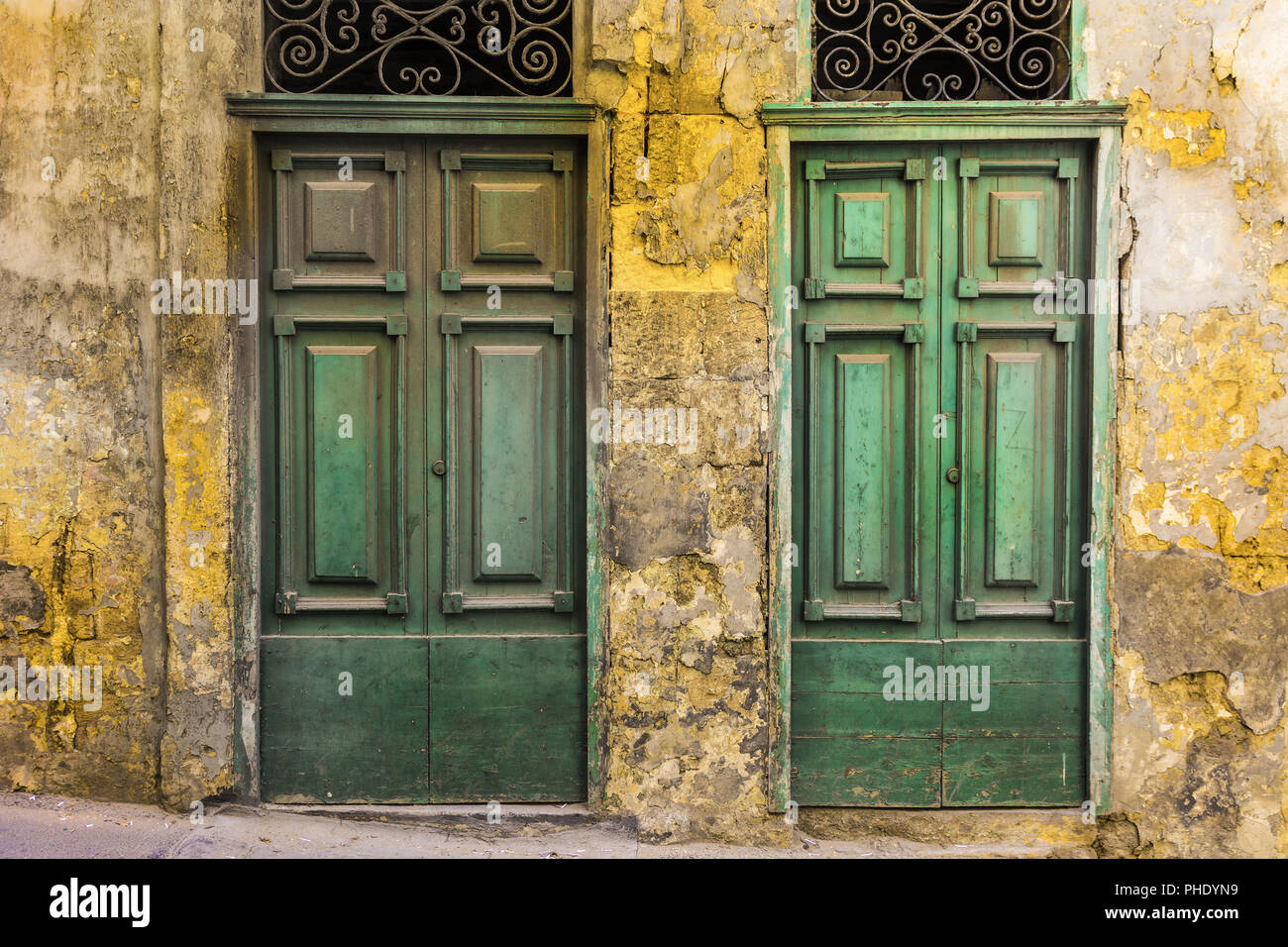 Porte maltese di La Valletta Foto Stock