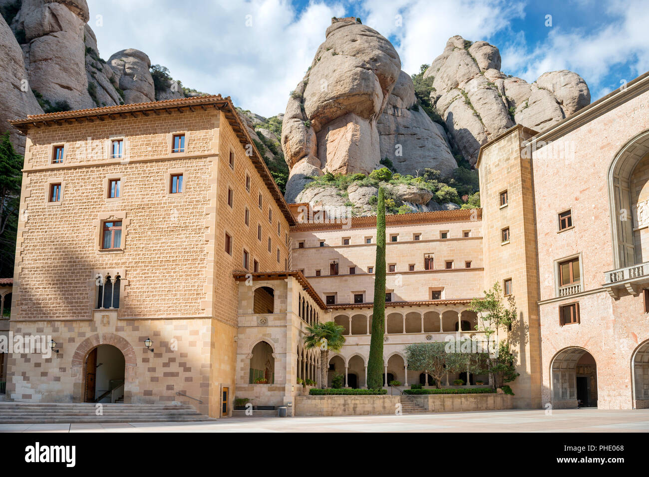 Monastero di Montserrat a Barcellona, Spagna Foto Stock