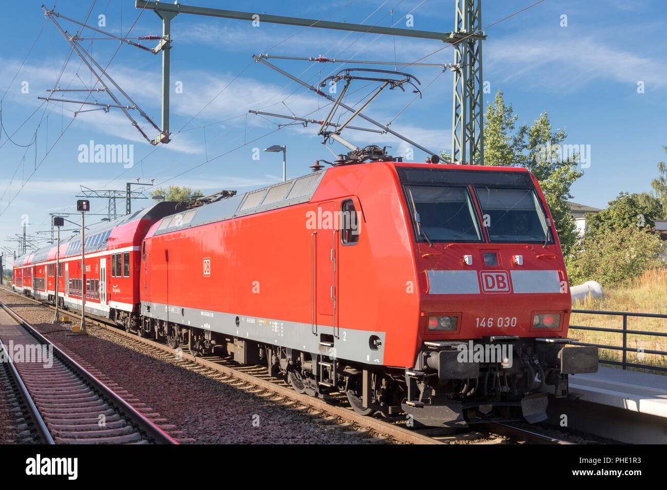 DB Regio corre da dicembre 2018 tra Halle e Jena Foto Stock